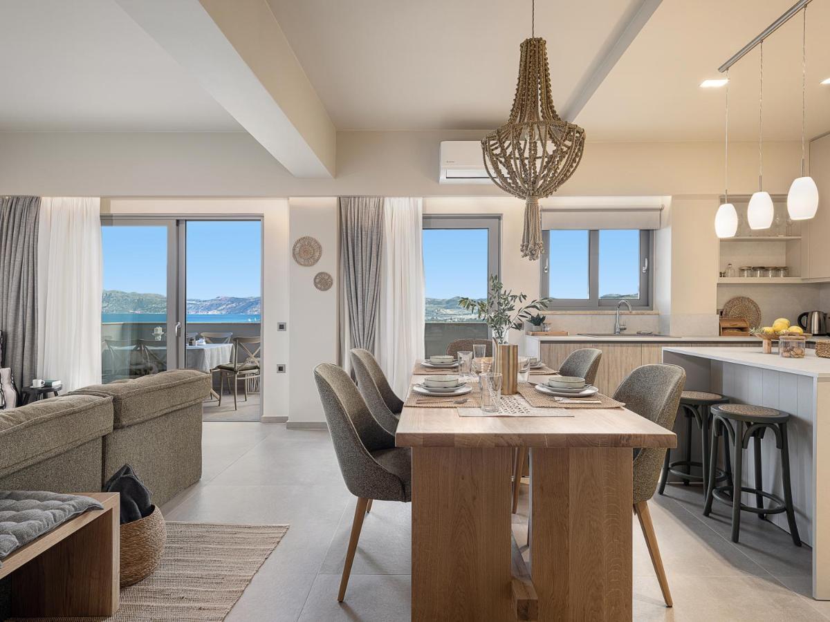 Emmanuel'S Sea View Luxury Apartment Kissamos Bagian luar foto